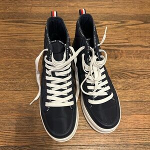 Tommy Hilfiger Gemmy Dark Blue Lace Up High-Top Sneakers